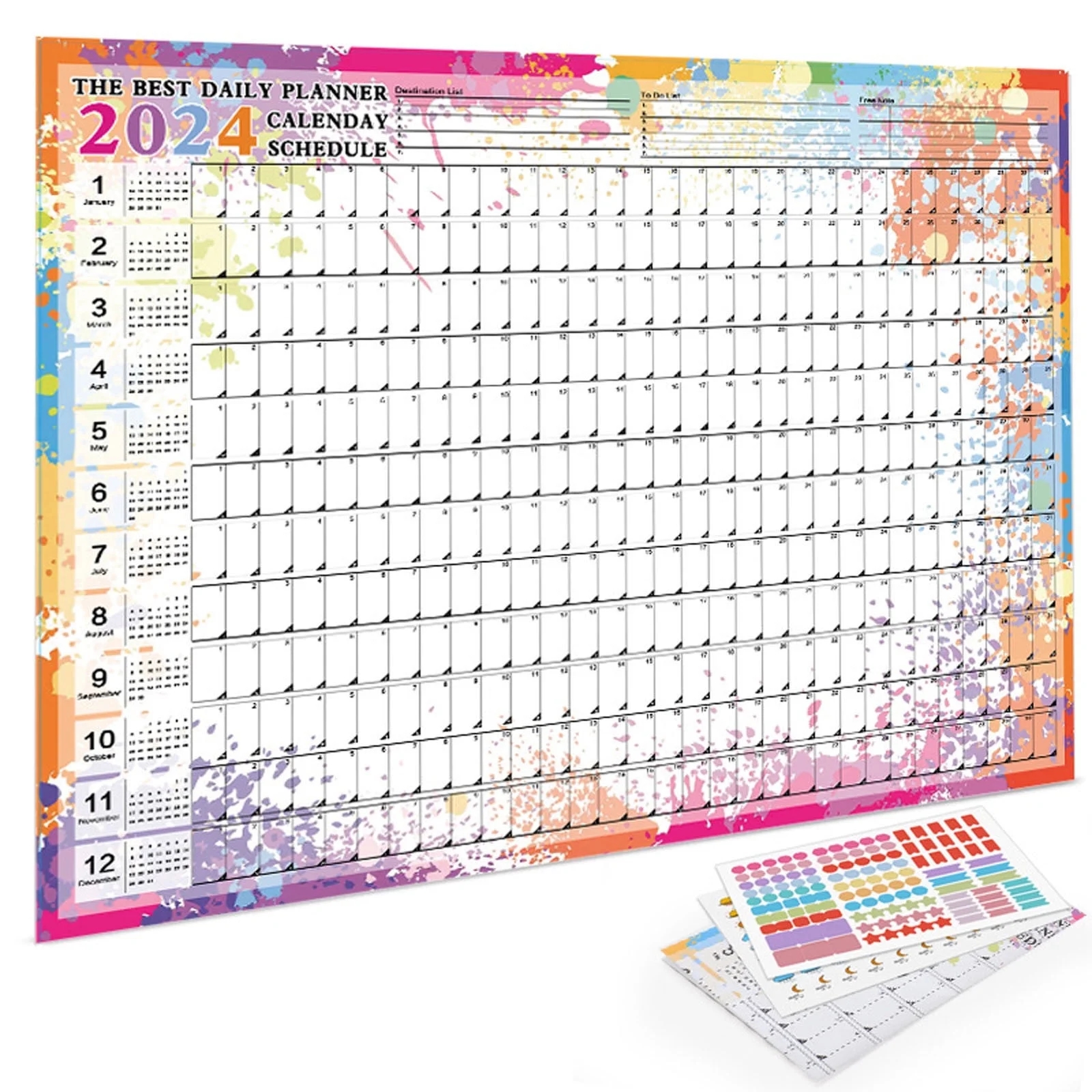 Decembar Blank Calendar 2025