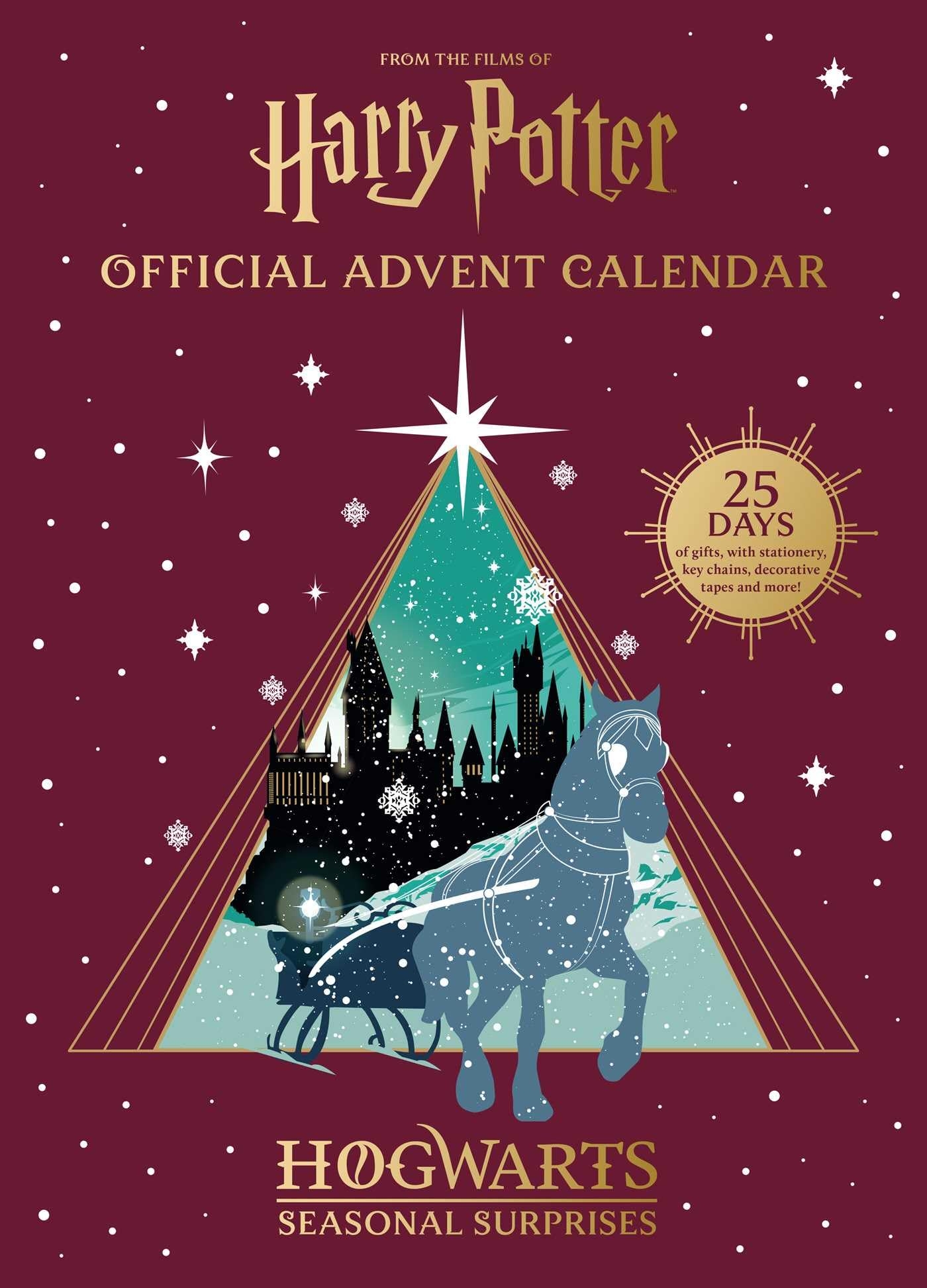 Harry Potter Official Advent Calendar Hogwarts Seasonal Surprises 25 Days Of Gifts With Stationery Key Chains Washi Tapes And More Insight Editions 9798886636789 Amazon Books