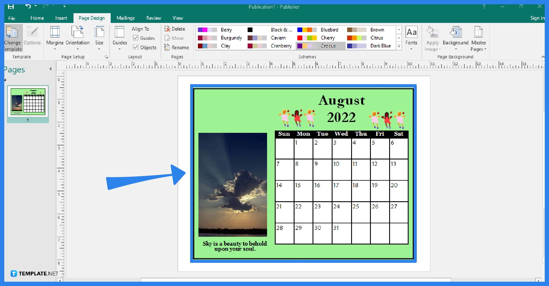 Blank 2025 Calendar In Publisher