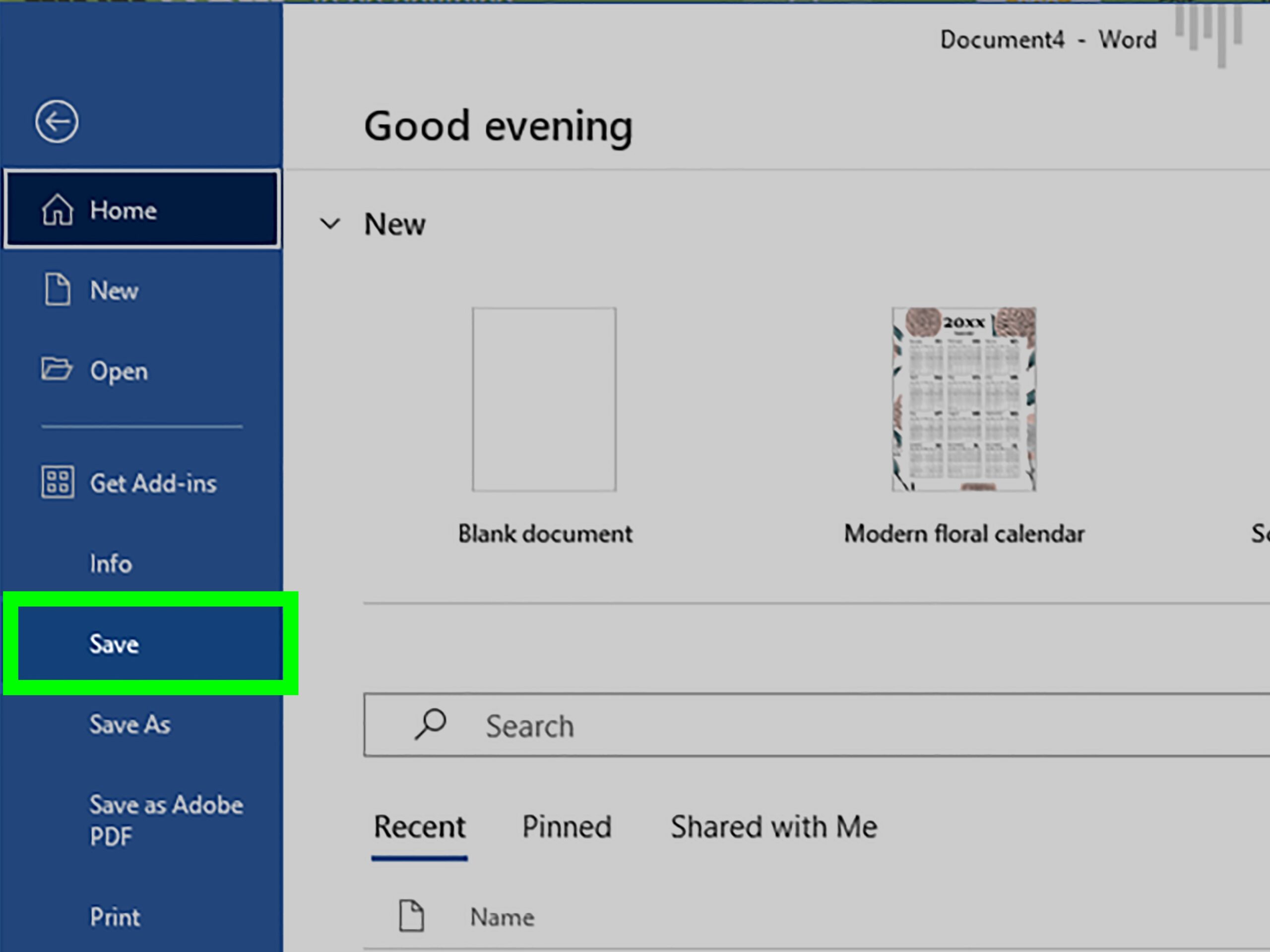 Blank 2025 Calendar In Word