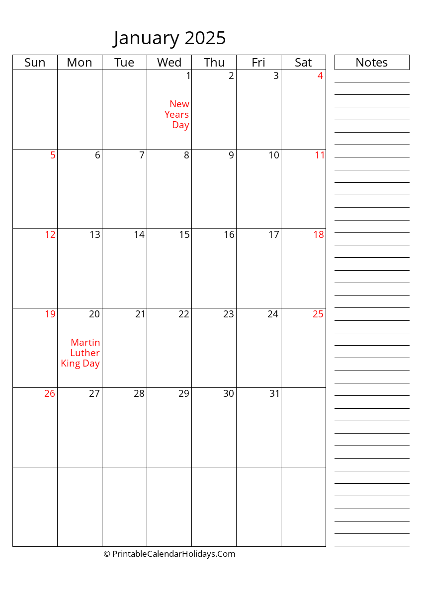 Blank Calendar For 2025 Word