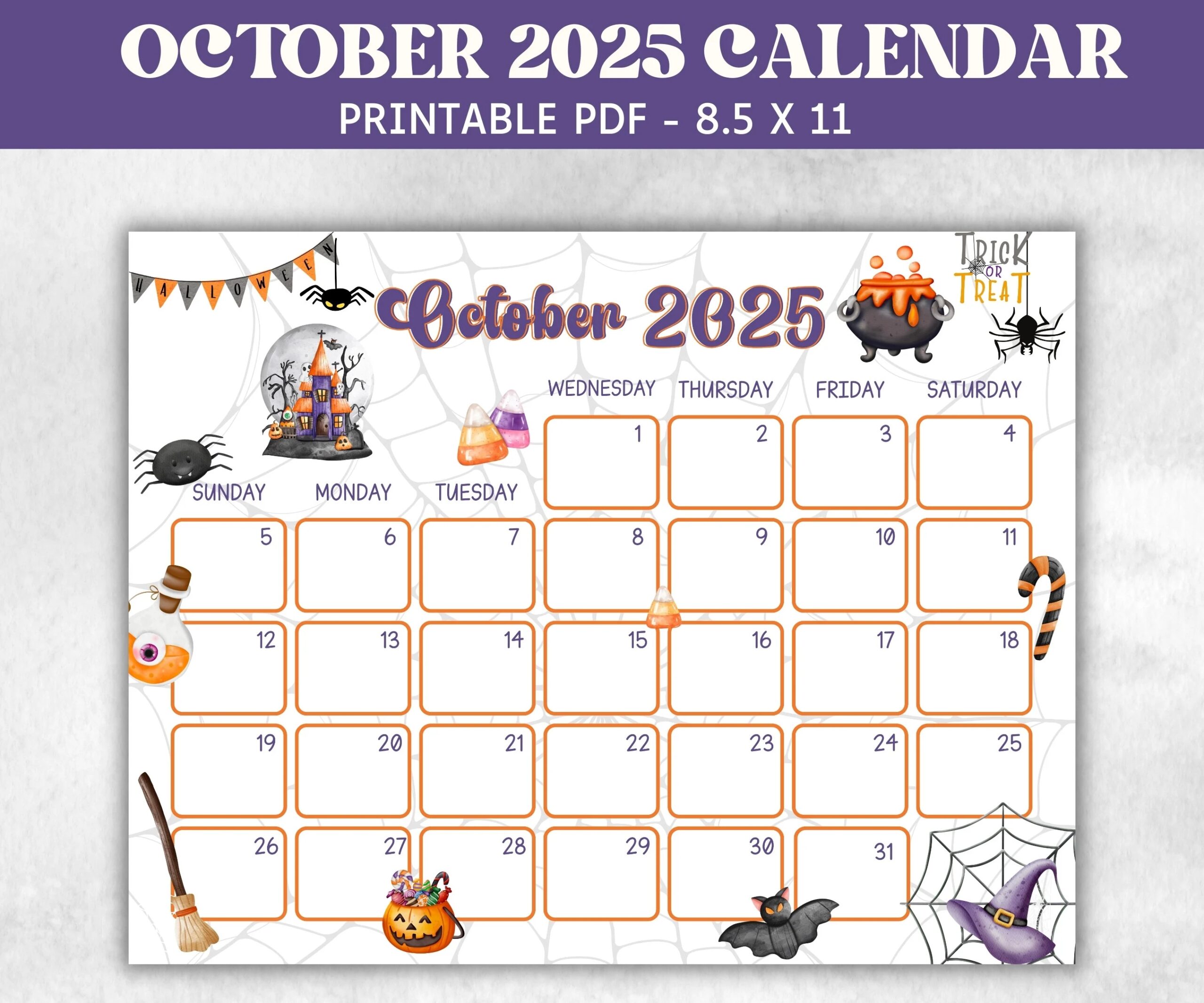 2025 Calendar October
