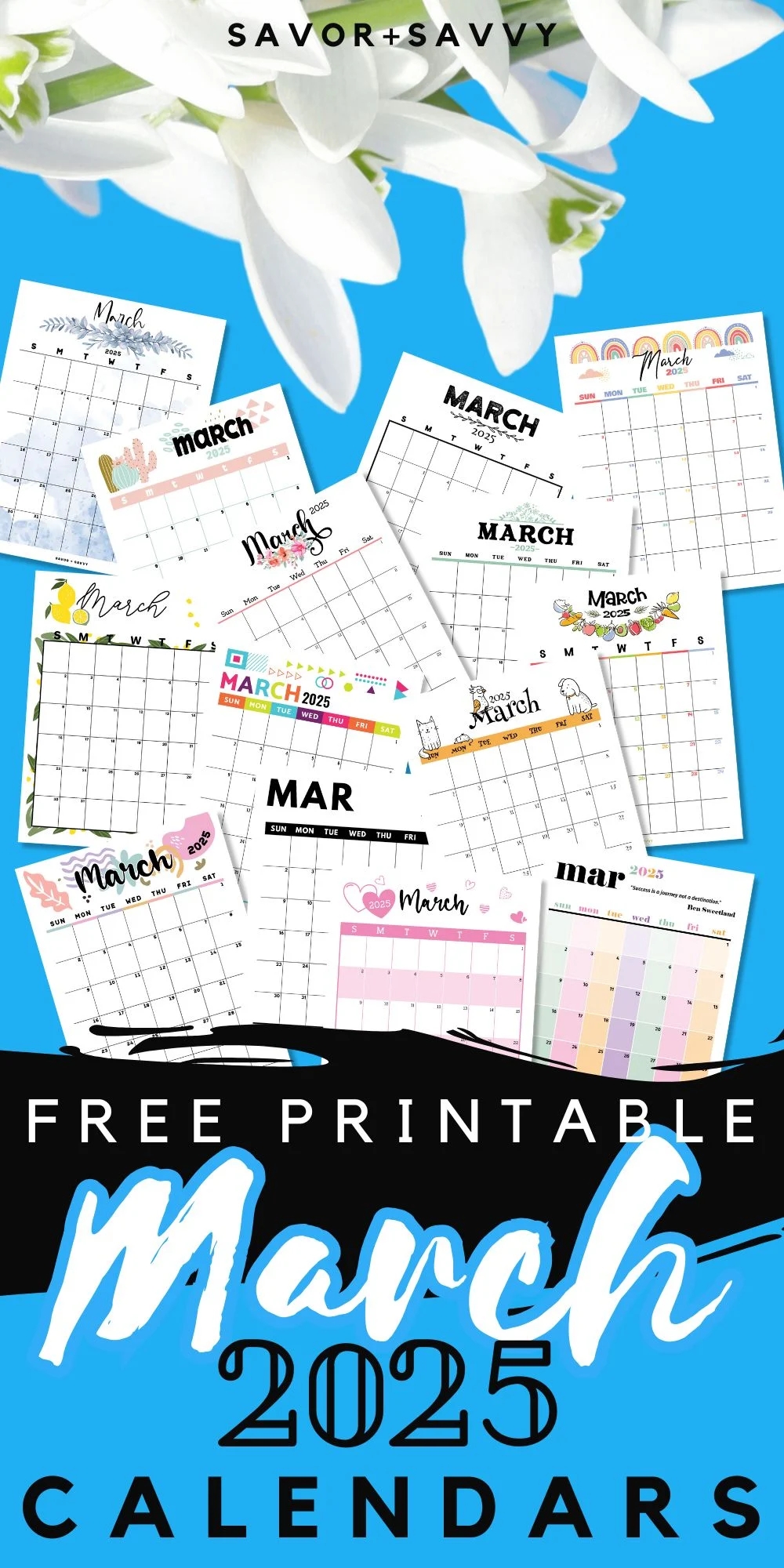 Small Blank Calendar 2025 No Dates