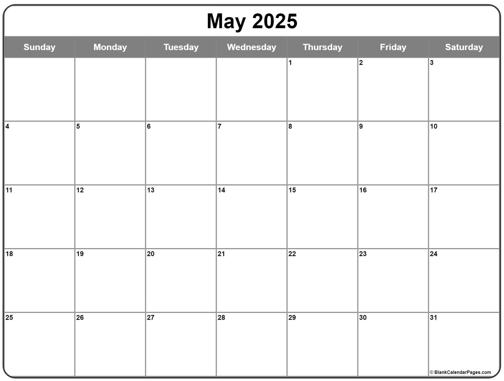 November 2025 Preschool Calendar Blank