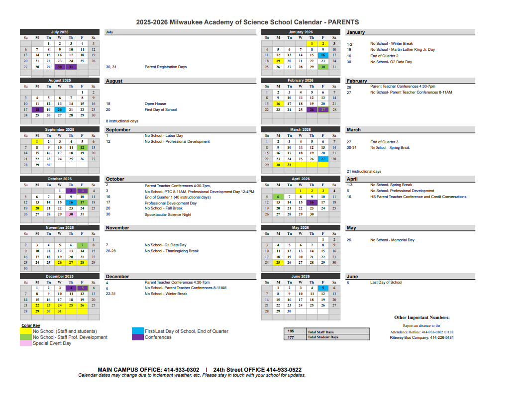 Nova Academic Calendar 2025