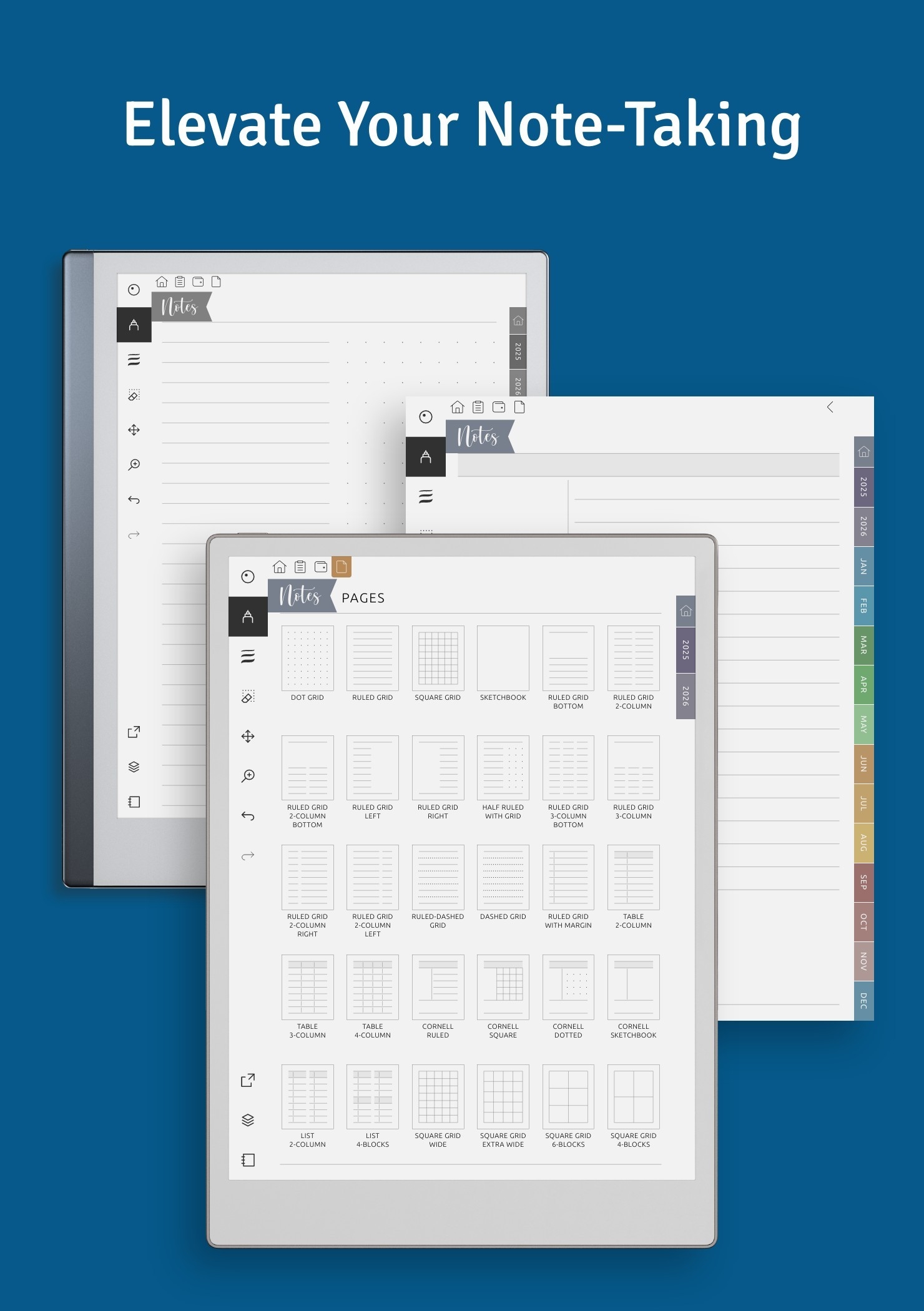 Blank Editable Monthly Calendar 2025