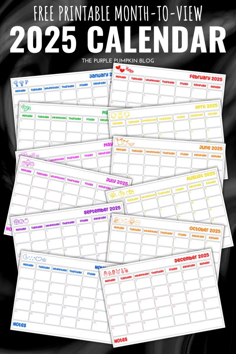 August Printable Blank Calendar 2025