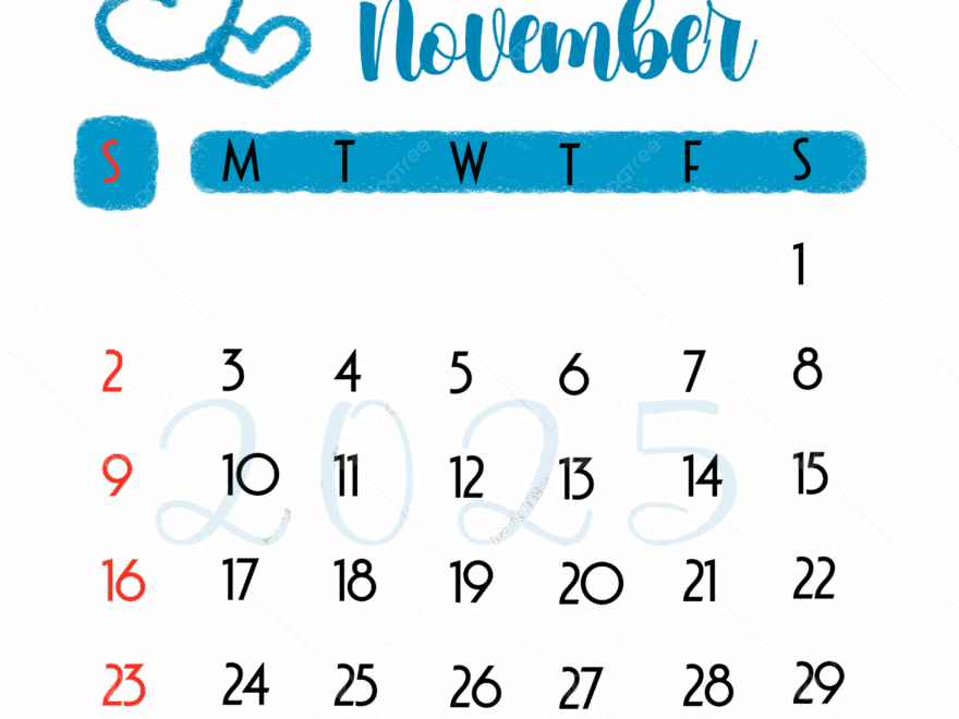 November 2025 Calendar November 2025 Calendar November 2025 Calendar PNG Transparent Clipart Image And PSD File For Free Download