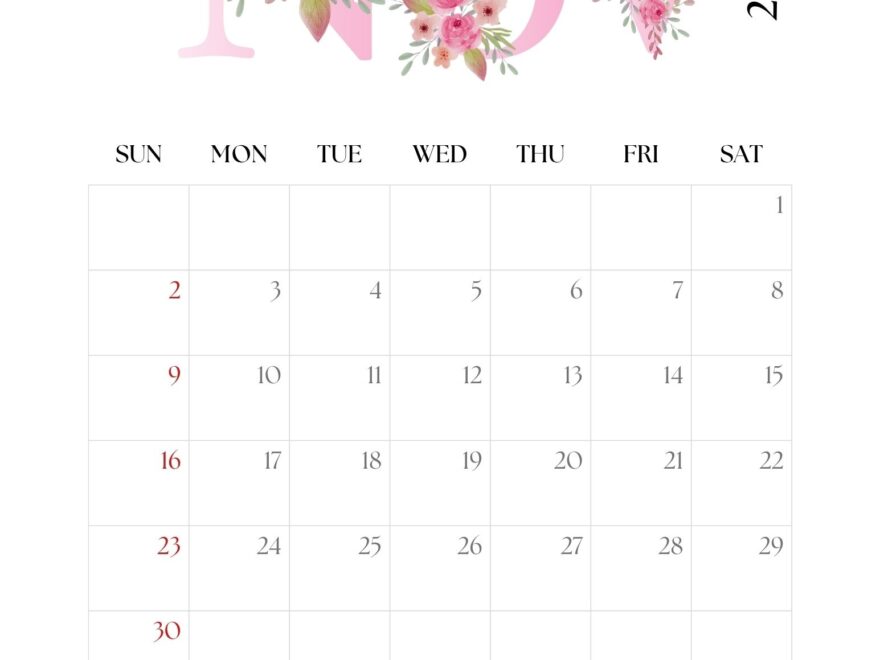 November 2025 Calendar Printables EntheosWeb