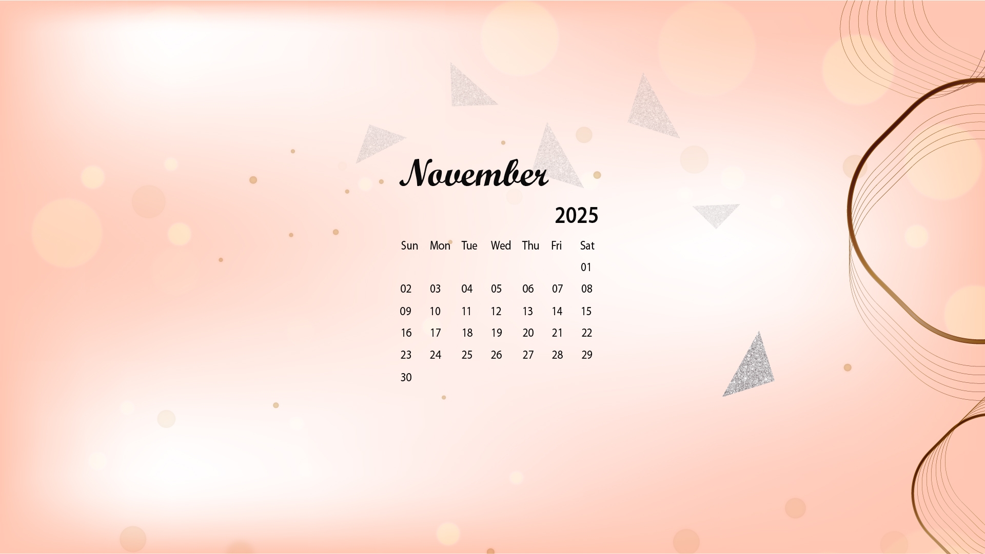 November 2025 Desktop Wallpaper Calendar CalendarLabs