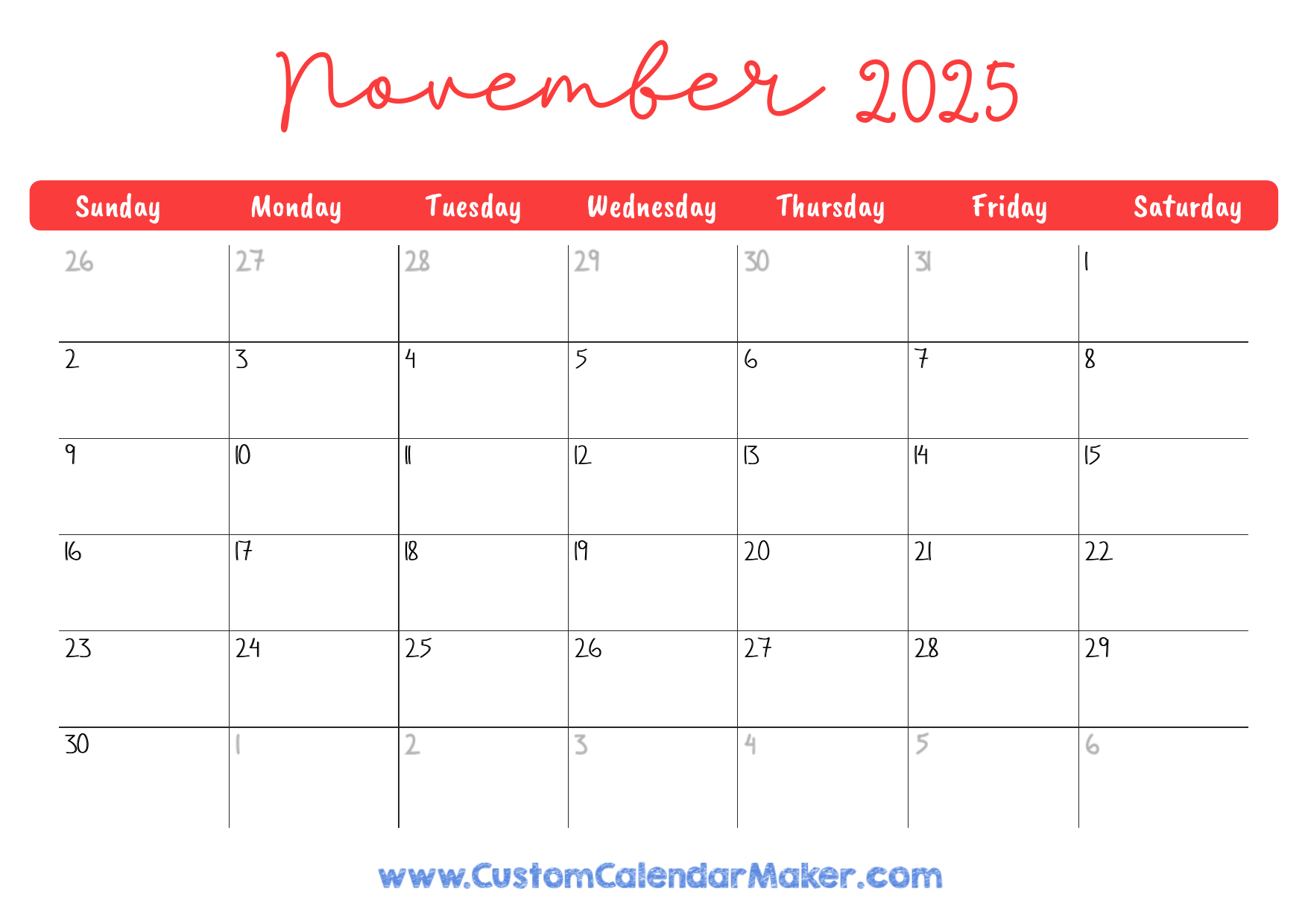 Blank September Calendar 2025 Freshcalendars