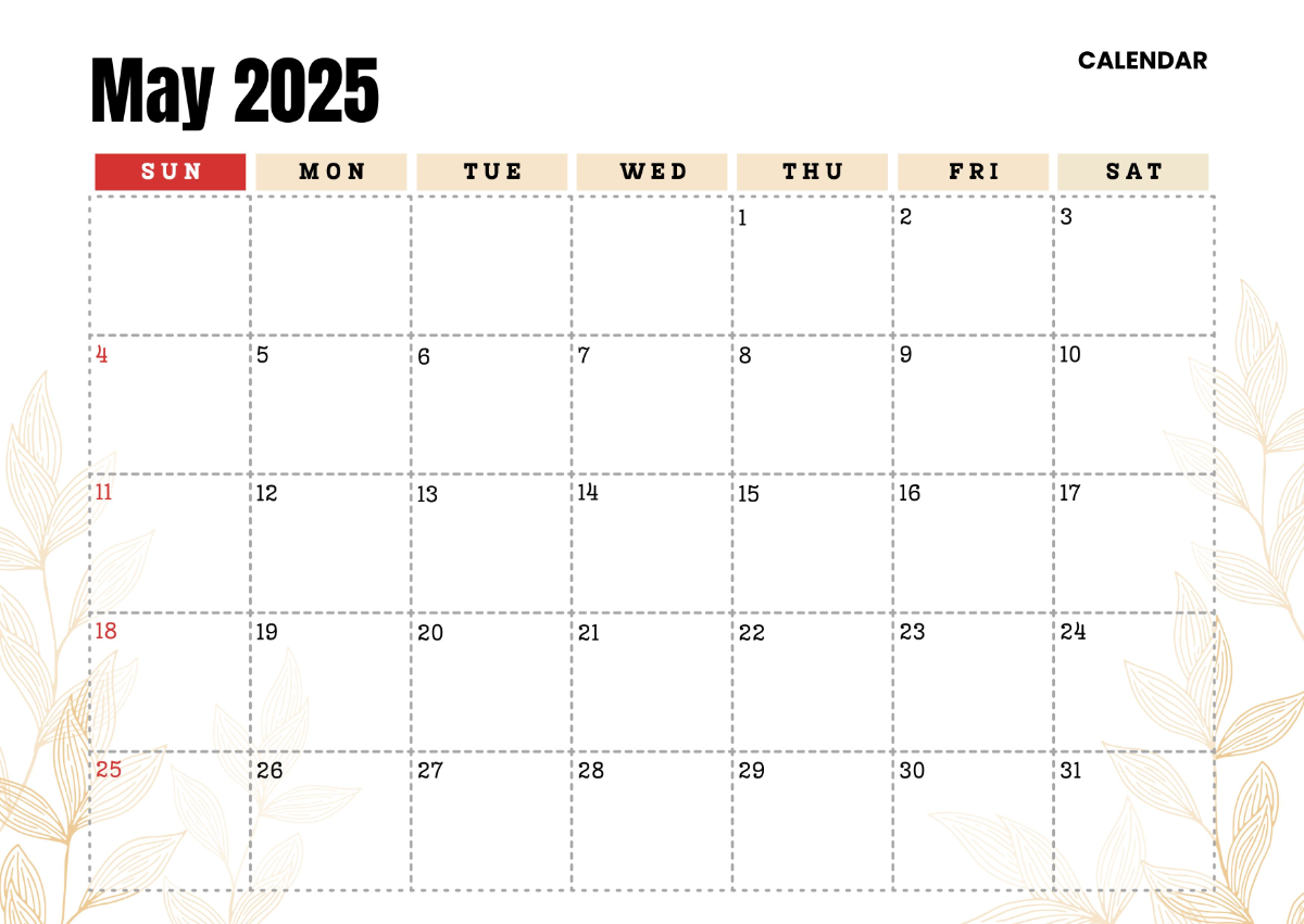 Page 21 Free Calendar Templates Editable And Printable