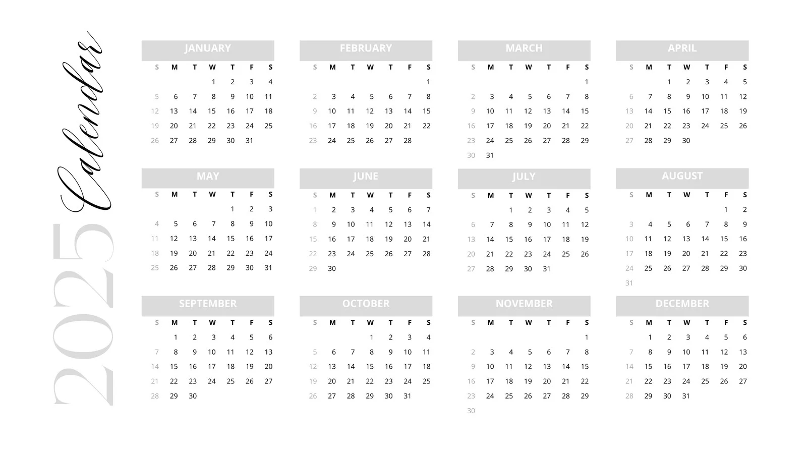 Page 4 Free And Customizable Calendar Templates Canva