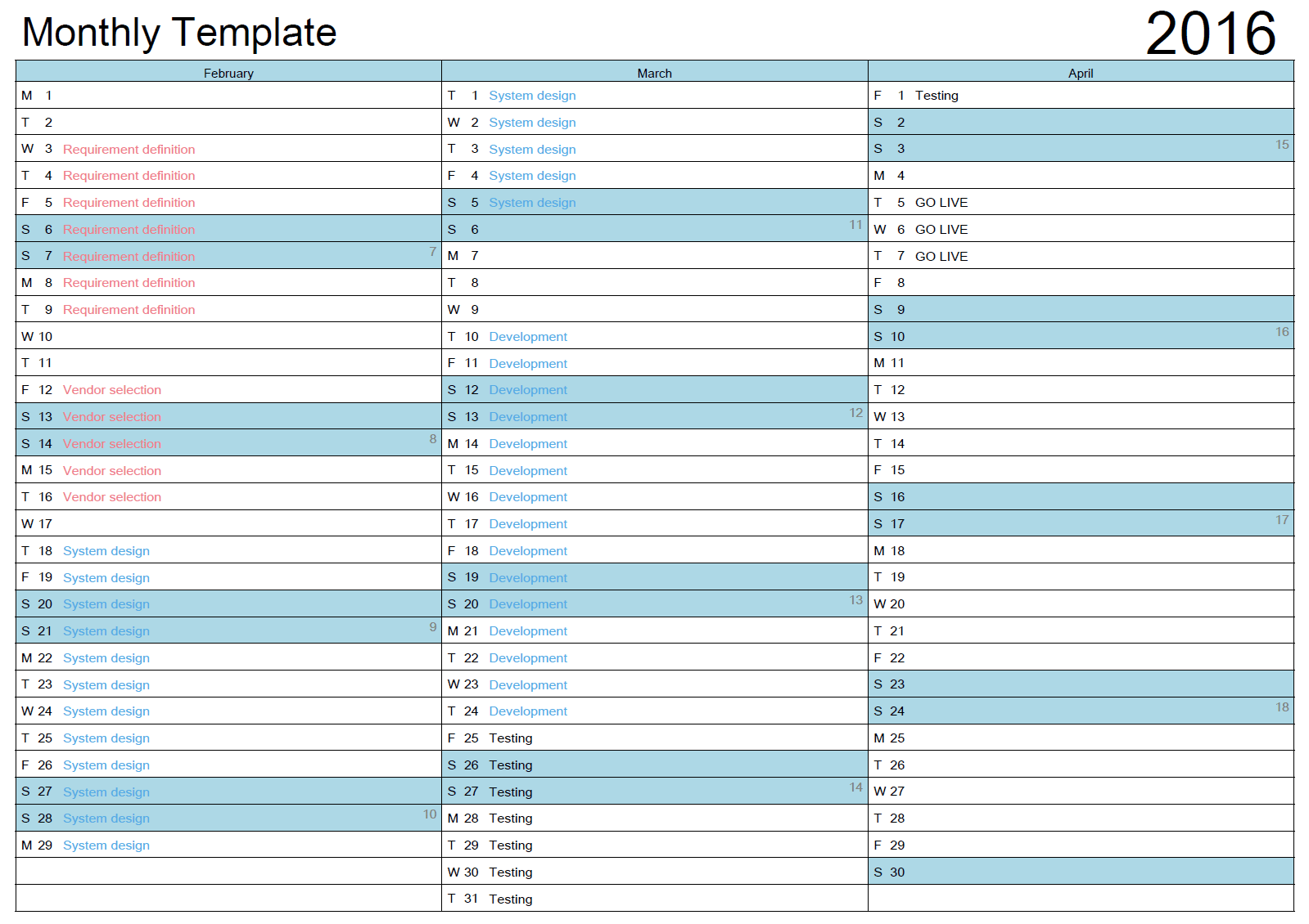 Printable Calendar From Outlook Monthly Weekly Or Day View