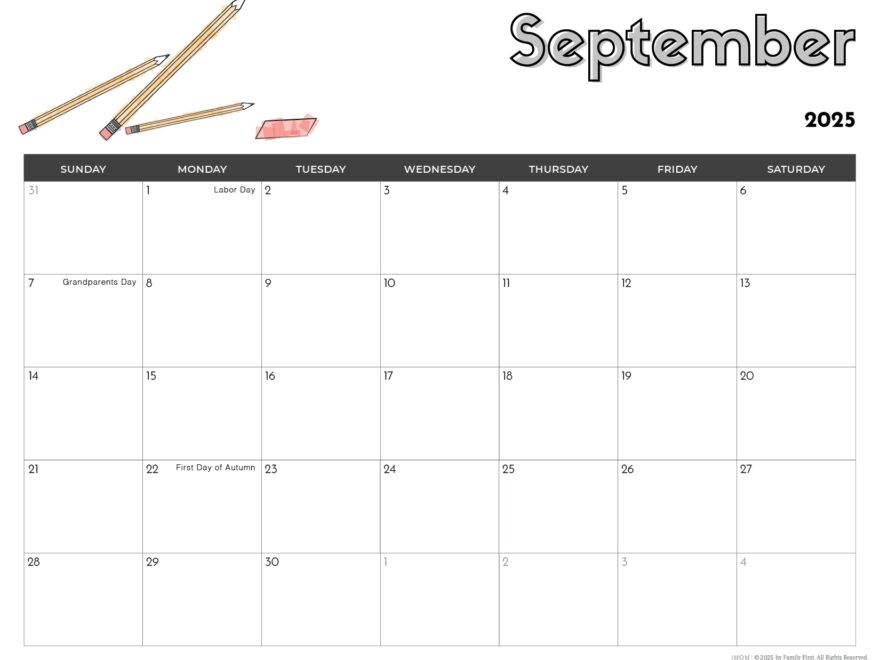 Printable Calendars For Kids2025 2026 Printable Calendars For Kids IMOM