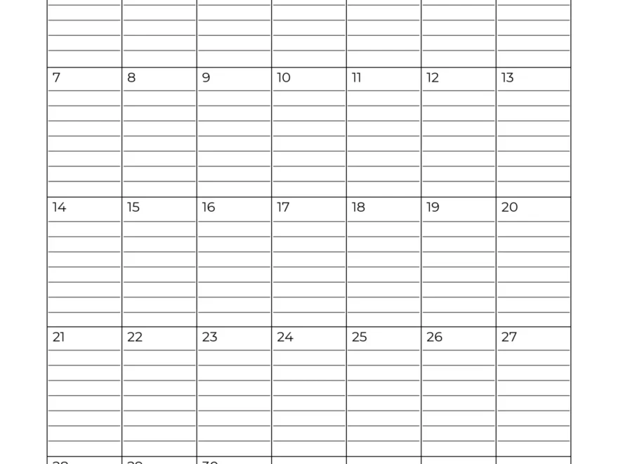September 2025 Calendars Free Printable Fillable