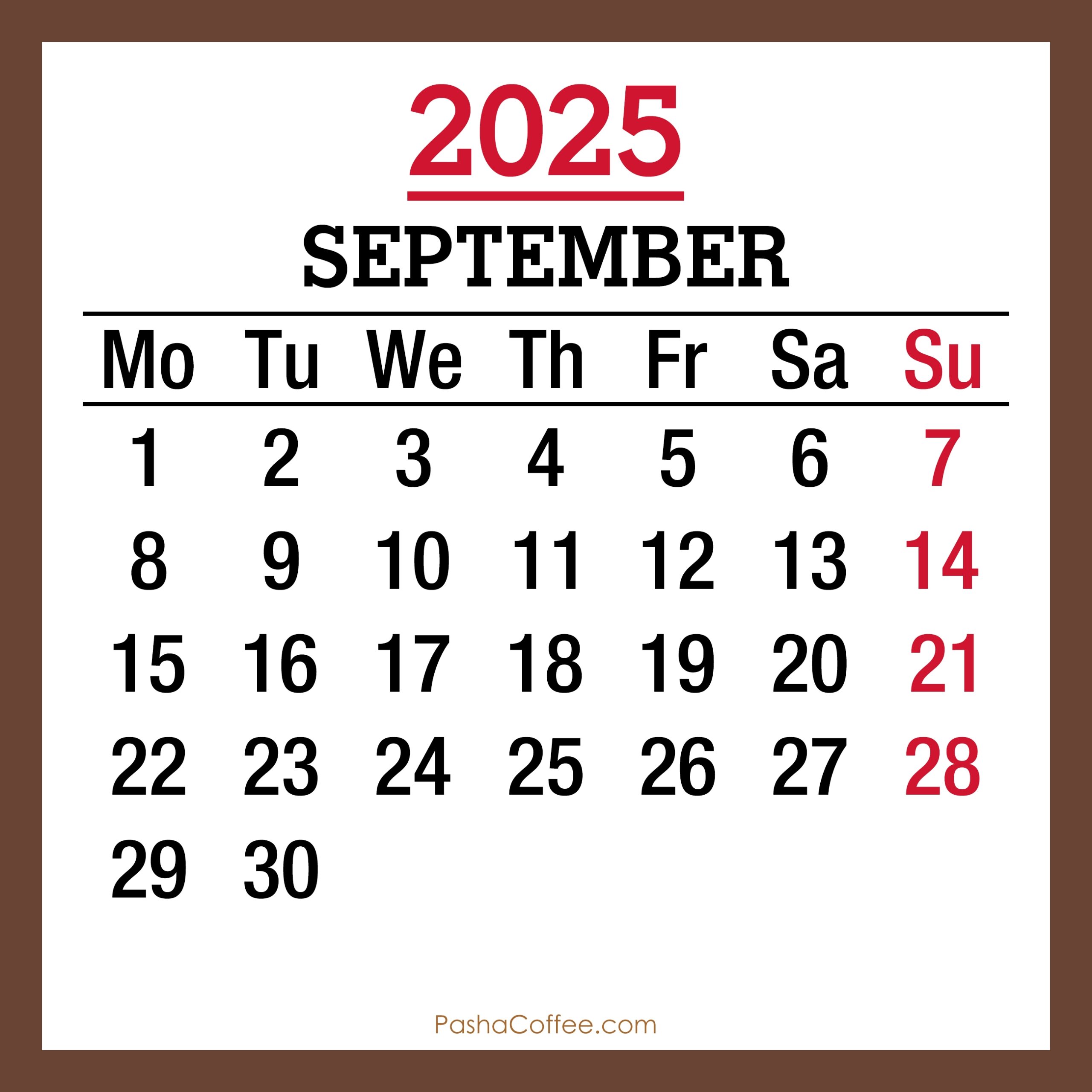 Blank Calendar Blank Calendar Sept 2025