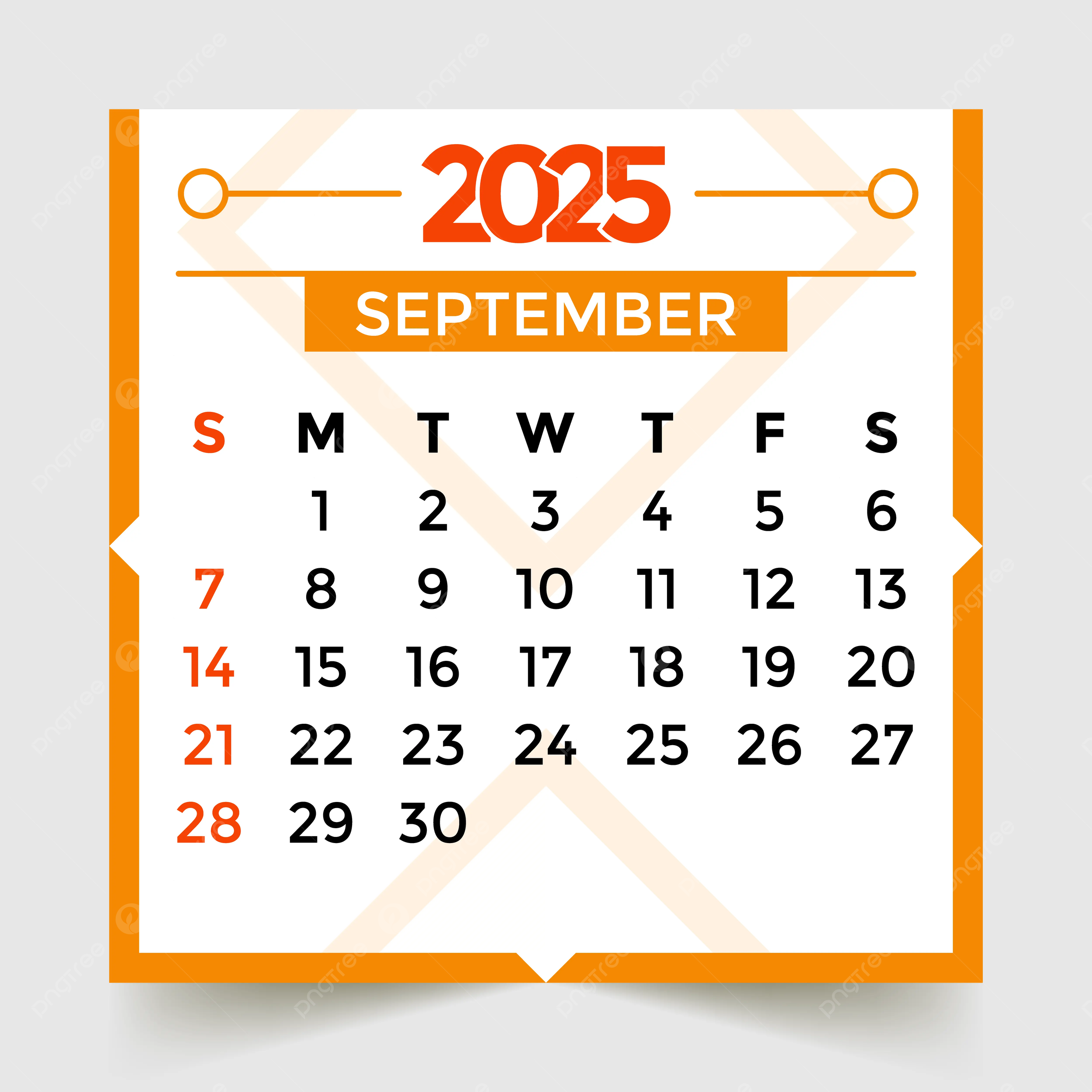 Blank Calendar Pages Sept 2025