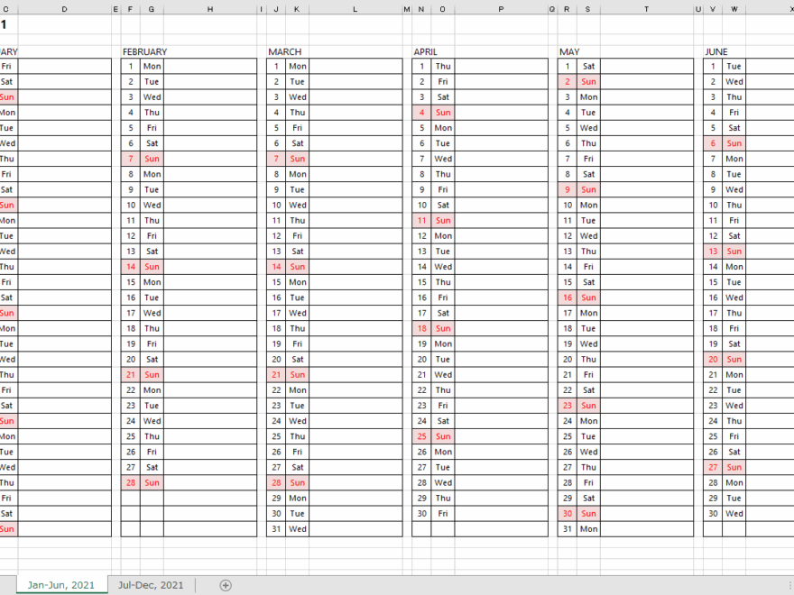 Simple Excel Calendar Template Arachne Calendar
