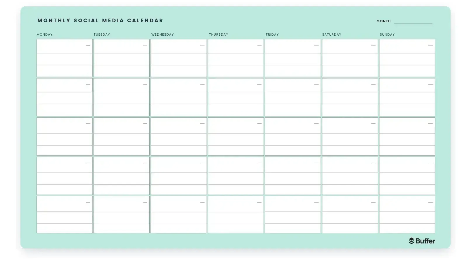Social Media Calendar Template The 10 Best For Marketers Free Templates 