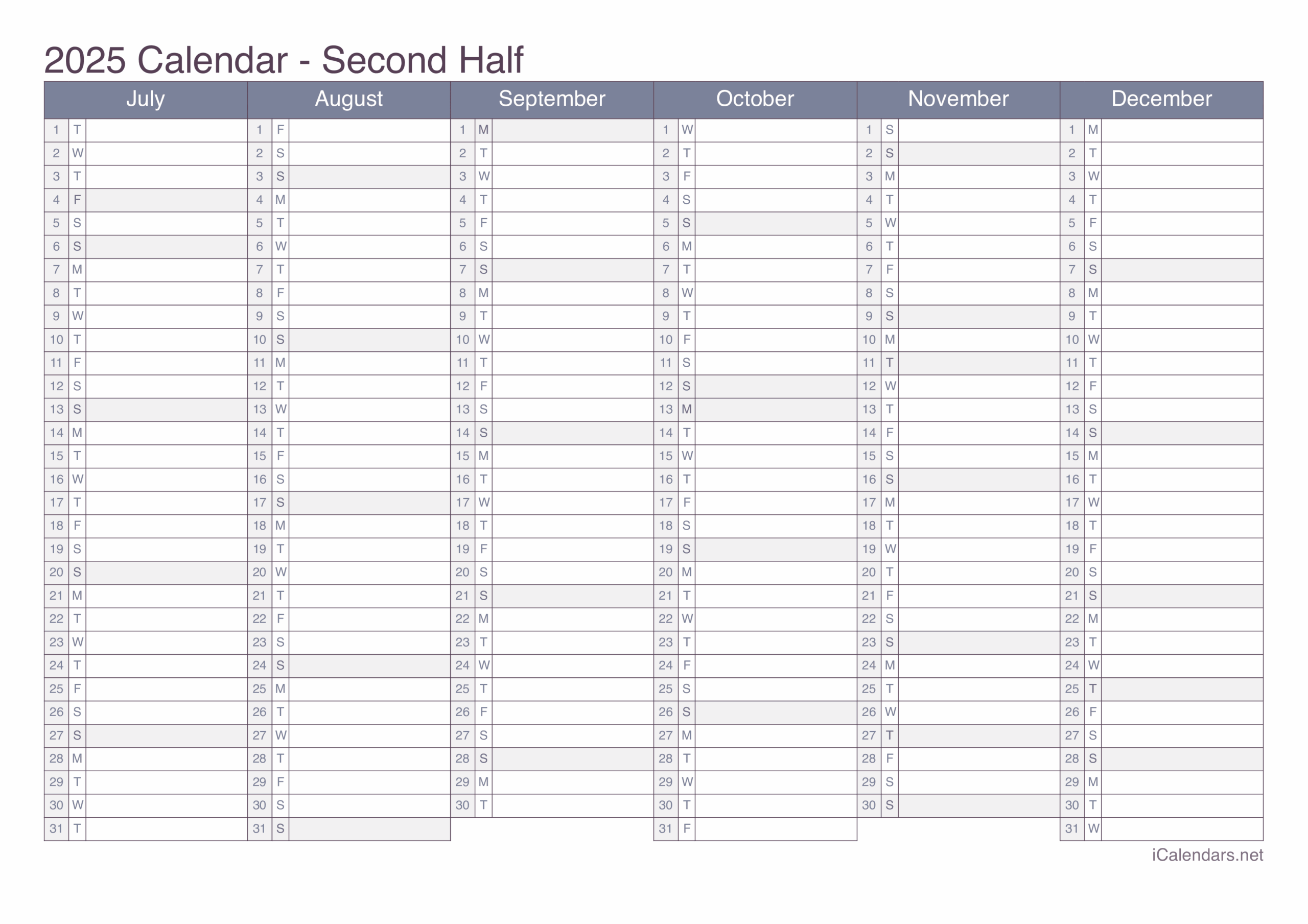 2025 Printable Calendar PDF Or Excel 2025 Printable Calendar PDF Or Excel