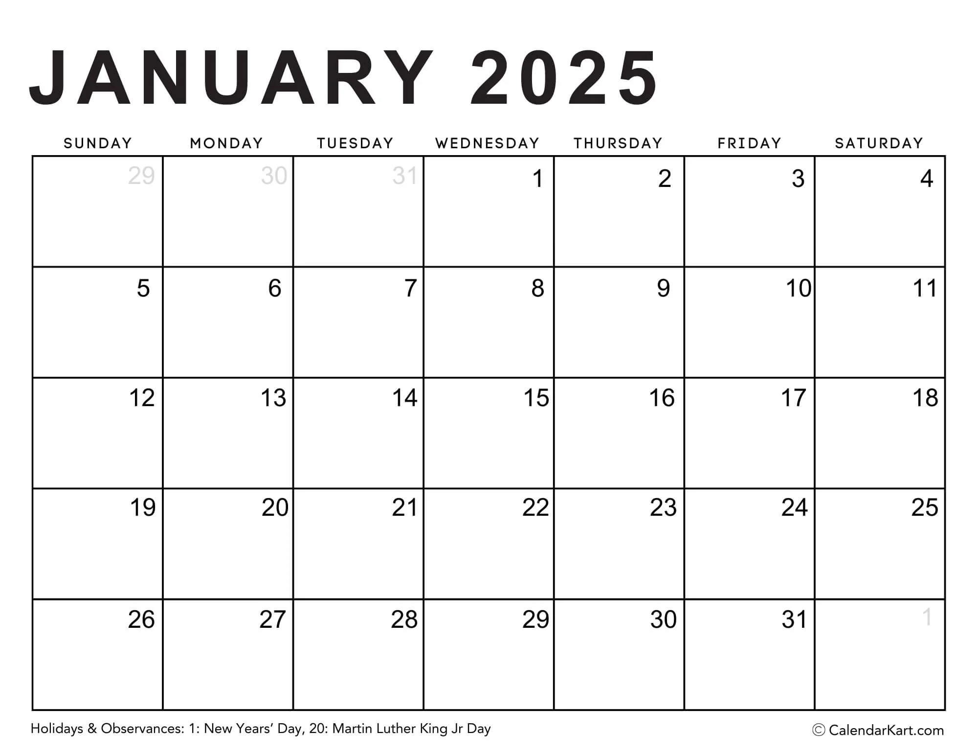 Editable Printable Calendars 2025 Typeable PDF CalendarKart Editable Printable Calendars 2025 Typeable PDF CalendarKart