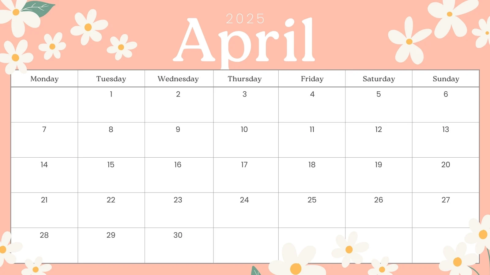 Free And Customizable April 2025 Calendar Templates Canva Free And Customizable April 2025 Calendar Templates Canva