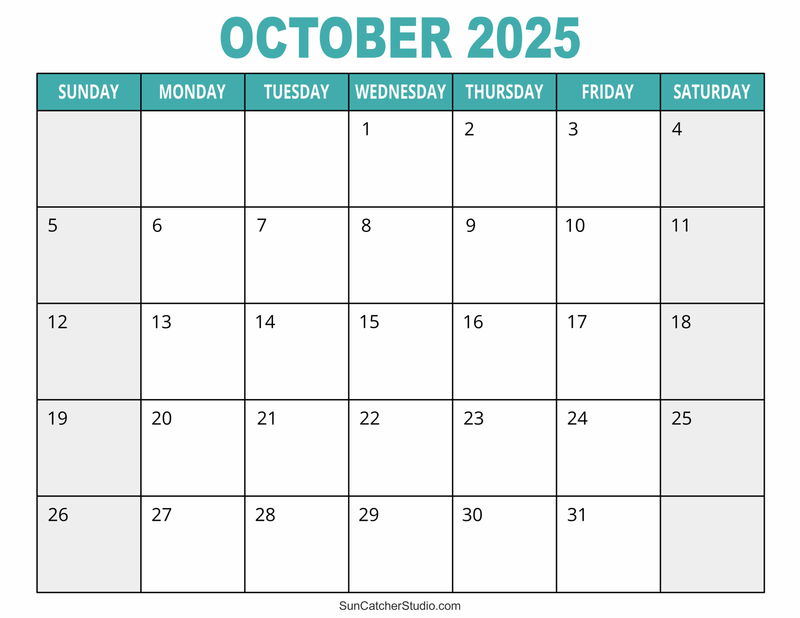 October 2025 Calendar Free Printable Free Printables Monograms Design Tools Patterns DIY Projects October 2025 Calendar Free Printable Free Printables Monograms Design Tools Patterns DIY Projects