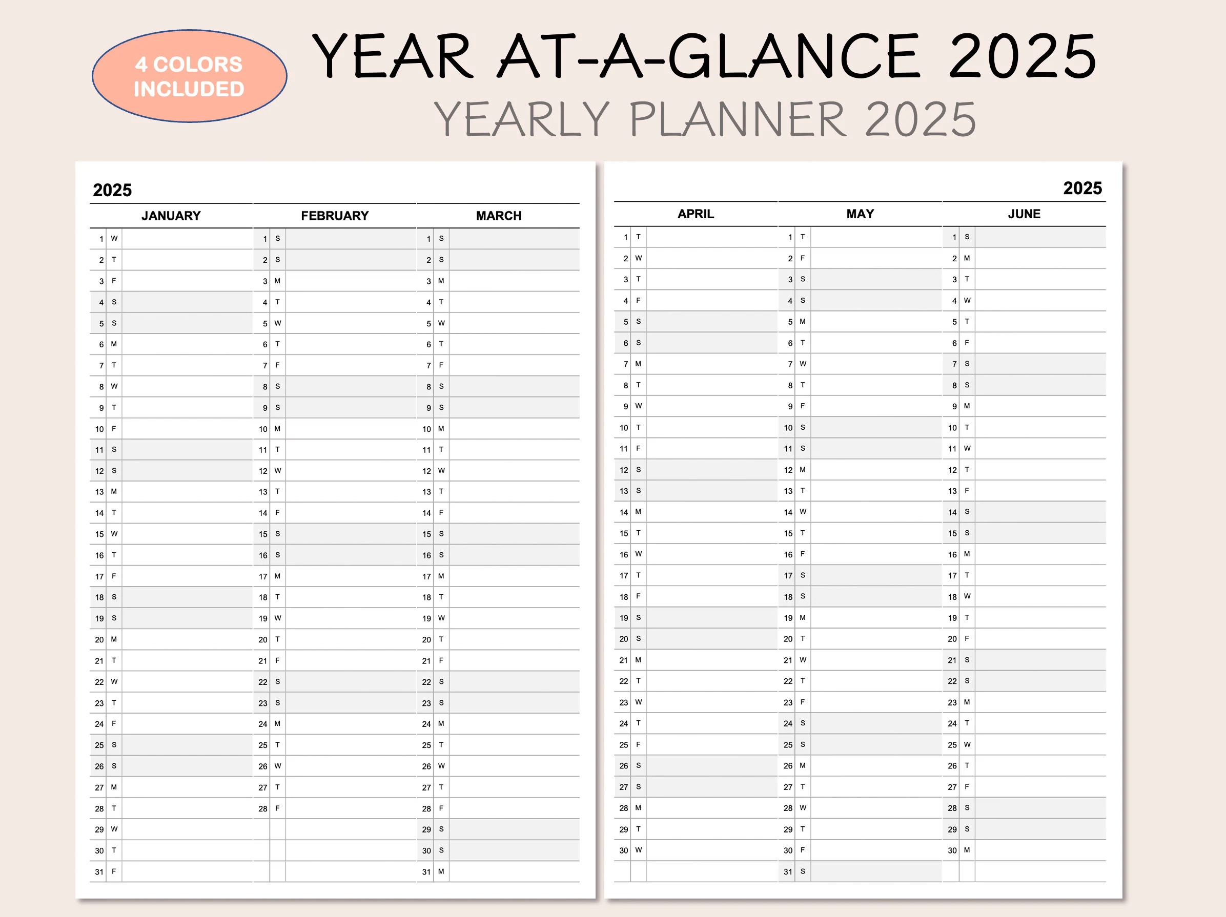 Calendar Planner 2025 Blank Calendar Calendar Planner 2025 Blank Calendar